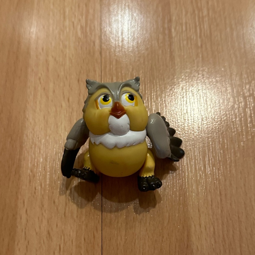 Yellow and Gray Owl Toy from Winnie the pooh